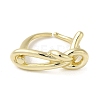 Brass Open Cuff Rings RJEW-Q778-53G-2