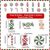 SUNNYCLUE 32Pcs 16 Style Christmas Theme Alloy Enamel Pendants ENAM-SC0003-66-2