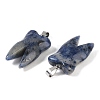 Natural Sodalite Pendants G-G115-01E-2