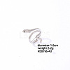 Snake Platinum Brass Cuff Ring CL6952-6-1