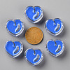 Transparent Enamel Acrylic Beads TACR-S155-004K-3