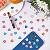 CHGCRAFT 280pcs 7 Colors Plastic Cabochons RESI-CA0001-23-4