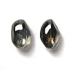 Full Rainbow Plated Crystal Glass Oval Beads Strands EGLA-F026-A02-3