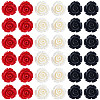 60Pcs 3 Colors Synthetic Coral Carved Beads CORA-SC0001-26-7