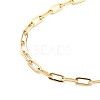 304 Stainless Steel Paperclip Chain Necklace for Women NJEW-A008-04G-2