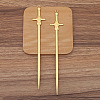 Sword Alloy Hair Sticks PW-WG0B211-02-1
