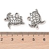 Tibetan Style Alloy Pendants TIBEP-22627-AS-RS-3