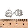 Non-Tarnish 304 Stainless Steel Charms STAS-J042-09P-3