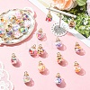 27Pcs 9 Styles Glass Pendants FIND-YW0008-07-5