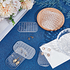 10Pcs Acrylic Earring Organizer Display Cards EDIS-WH0012-49B-4