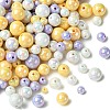 250G UV Plating Rainbow Iridescent Opaque Acrylic Beads PACR-CJ0001-39-1