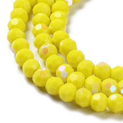 Opaque Glass Beads Strands EGLA-A035-P4mm-L04-1
