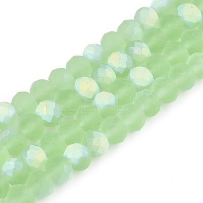 Transparent Glass Beads Strands EGLA-A044-T6mm-MB09-1