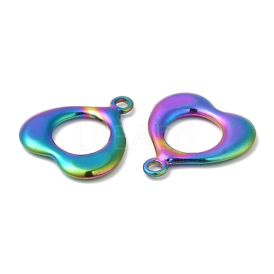 304 Stainless Steel Pendants STAS-Z041-33RC-1