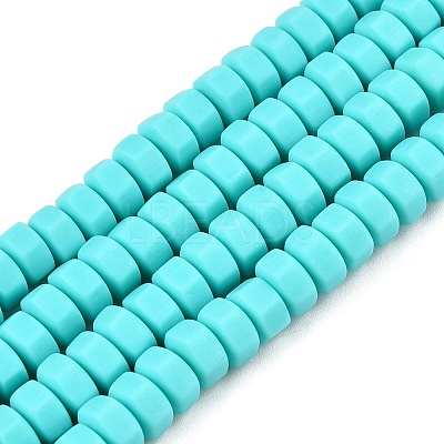 Handmade Polymer Clay Beads Strand CLAY-T021-01M-1