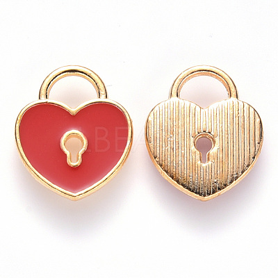 Alloy Enamel Charms X-ENAM-S121-039-1