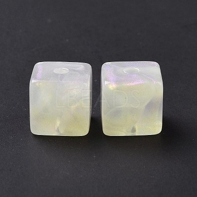 Opaque Acrylic Beads OACR-E014-18H-1
