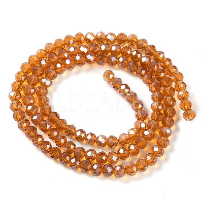 Electroplate Glass Beads Strands EGLA-A034-T2mm-A19-1