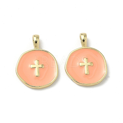 Brass Enamel Pendants LS-KK-G417-01LG-01-1