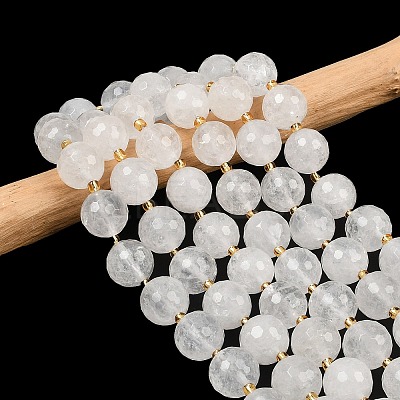 Natural Quartz Crystal Beads Strands G-C249-A14-16mm-1