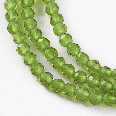 Glass Beads Strands EGLA-E057-02B-13-1