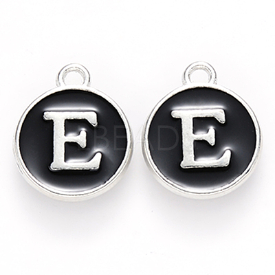 Platinum Plated Alloy Charms ENAM-S118-02E-P-1