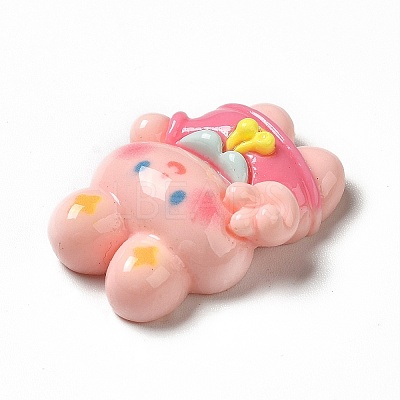 Cartoon Opaque Resin Cabochons RESI-C030-02D-1