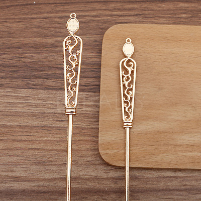 Alloy Hair Sticks Findings PW-WG14FAC-03-1