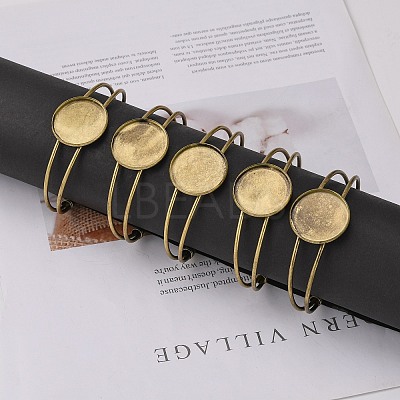 DIY Brass Cuff Bangle Making DIY-X0292-64AB-1