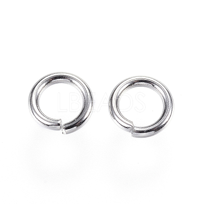 Non-Tarnish 304 Stainless Steel Open Jump Rings X-STAS-D448-093P-8mm-1