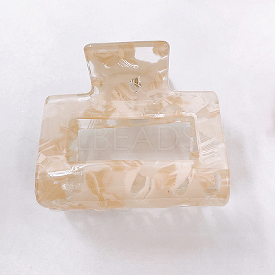 Rectangular Acrylic Large Claw Hair Clips for Thick Hair LS-PW23031324427-1