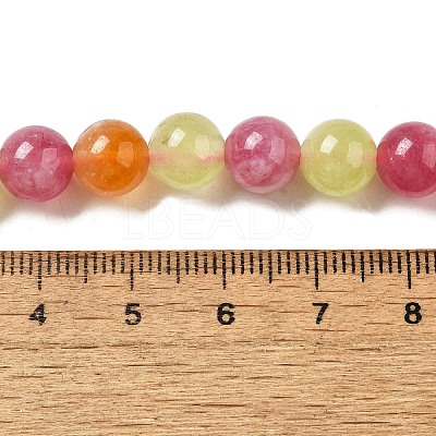 Dyed Natural Malaysia Jade Beads Strands X-G-G021-02B-16-1