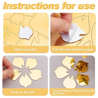 Mirror Wall Stickers DIY-CN0001-89A-1