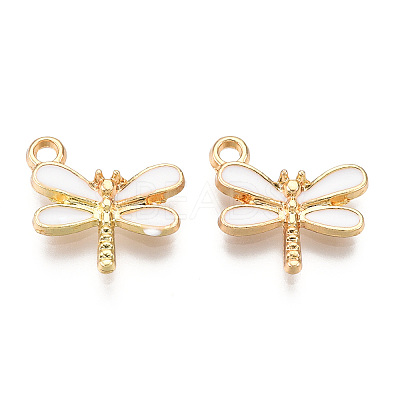 Light Gold Plated Alloy Charms ENAM-T009-02F-1