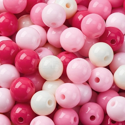 Opaque Acrylic Beads SACR-Q004-02J-1