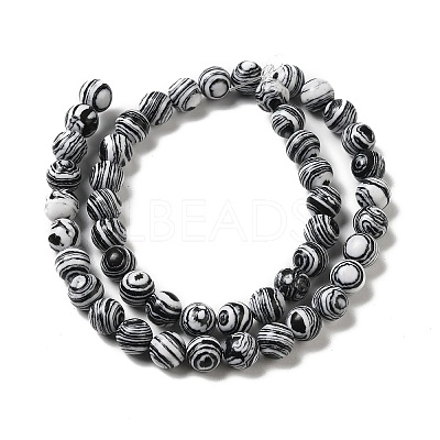Synthetic Malachite Dyed Beads Strands G-P507-02A-05-1