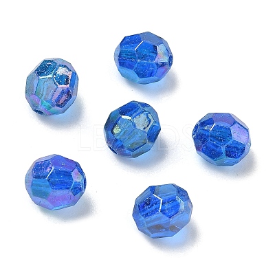 Eco-Friendly Transparent Acrylic Beads TACR-PL642-8mm-32-1