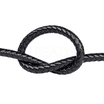 Braided Leather Cord with Core WL-F009-B02-8mm-1