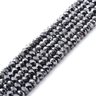 Terahertz Stone Beads Strands G-D461-15-1