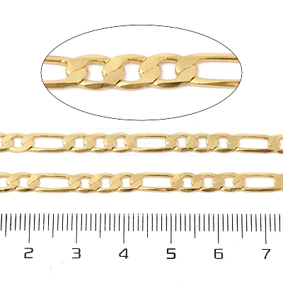 Brass Figaro Chains KK-P300-15G-B-1