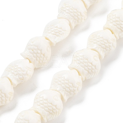 Synthetic Coral Carved Beads Strands CORA-C003-13B-03-1