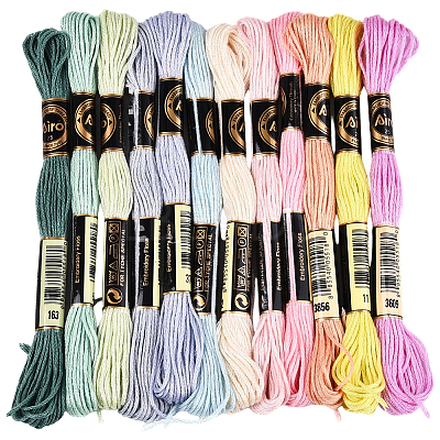 6-Ply Polyester Embroidery Floss OCOR-WH20074-01A-01-1