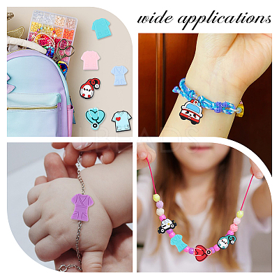 16Pcs 16 Styles Medical Theme Food Grade Eco-Friendly Silicone Focal Beads SIL-CA0003-31-1