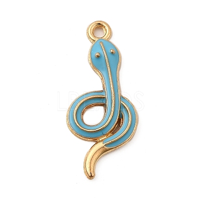 Alloy Enamel Pendants FIND-U031-14G-01-1