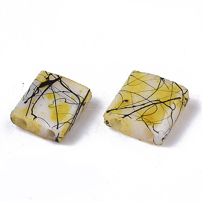 2-Hole Drawbench Glass Seed Beads SEED-S023-43C-02-1