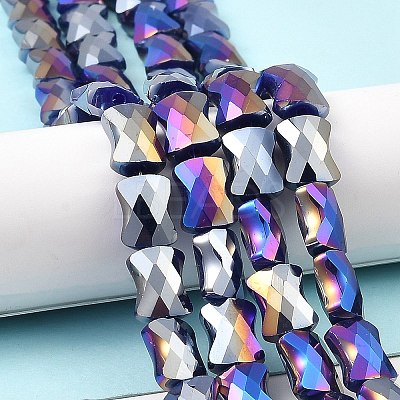 AB Color Plate Glass Beads Strands EGLA-P051-06A-B02-1
