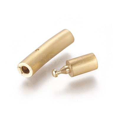 304 Stainless Steel Bayonet Clasps STAS-I013-3mm-MG-1