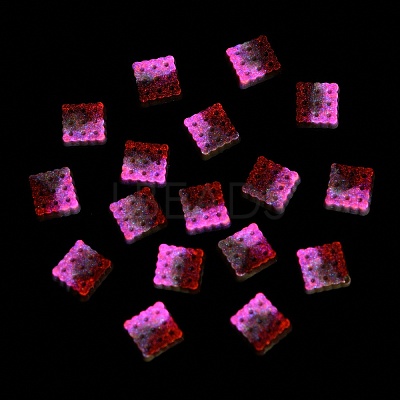 Luminous Resin Imitation Chocolate Decoden Cabochons RESI-K036-28A-01-1