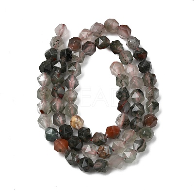 Natural African Bloodstone Beads Strands G-Z119-A28-01-1