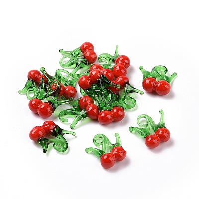 Handmade Lampwork Pendants X-LAMP-S188-10-1